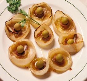 Cascos de Cebolla con Anchoa