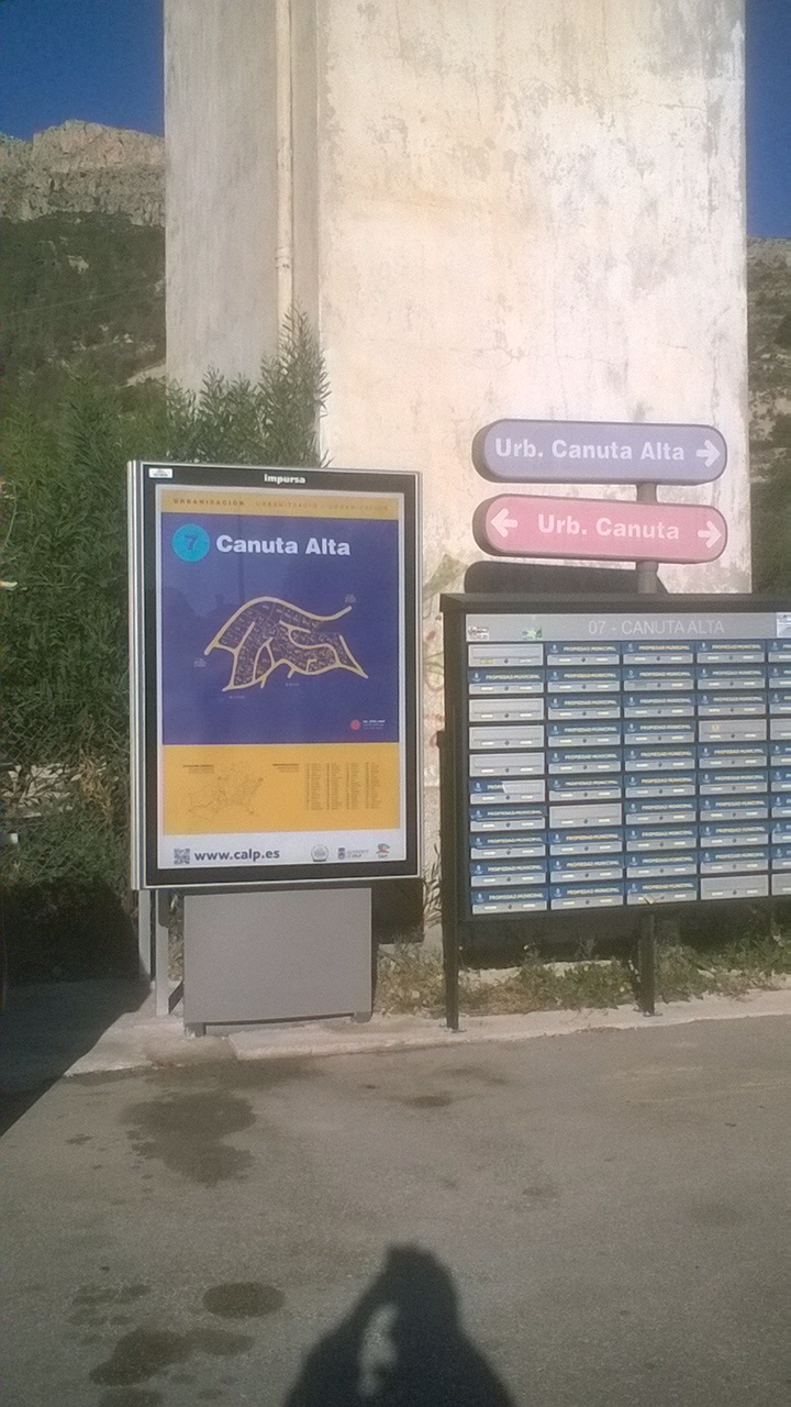 Calp Señaliza Todas las Urbanizaciones Con Planos Para Mejorar Su Localización