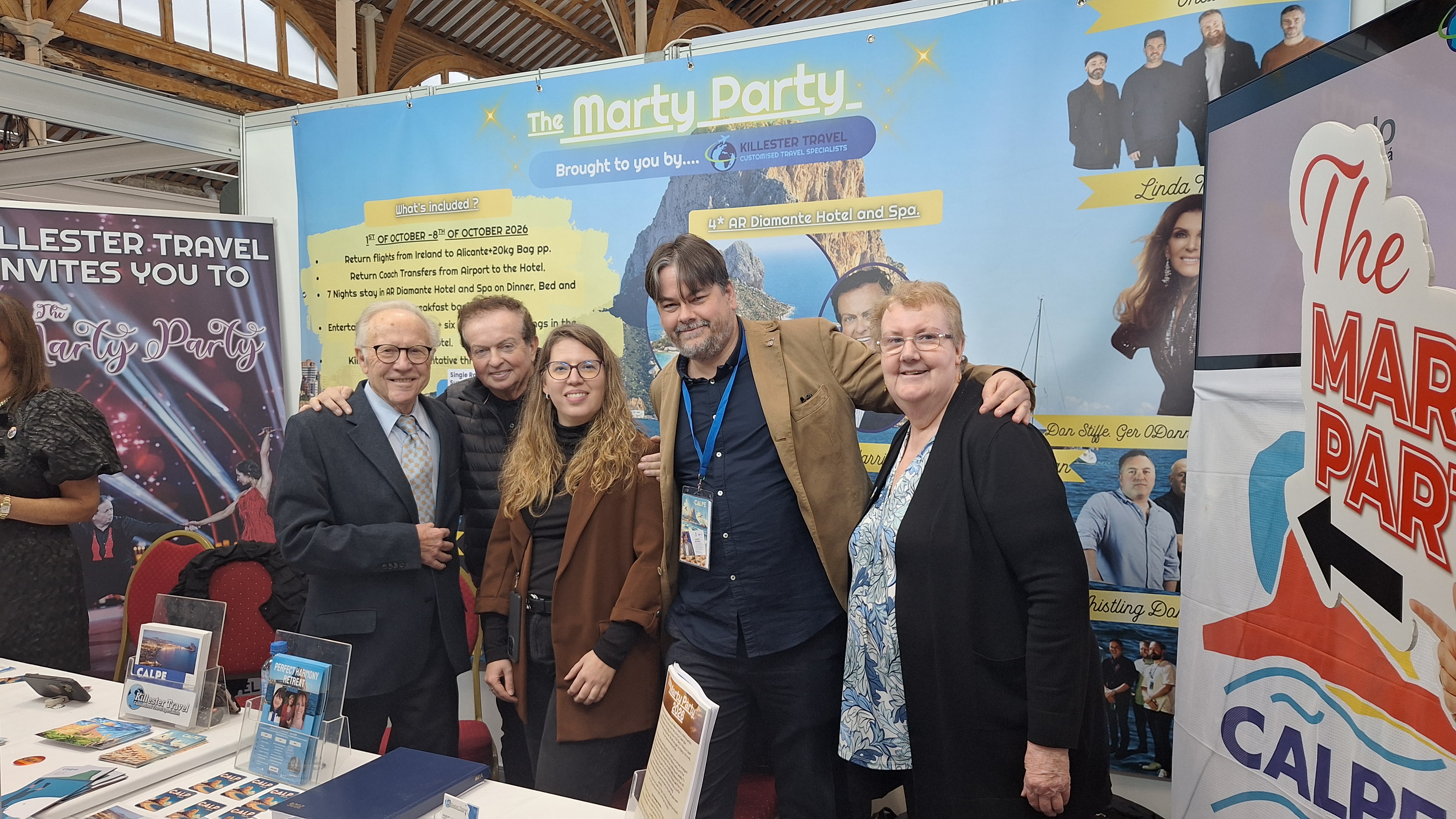 Calp Town Hall promotes its tourism offer in the Irish senior market during the “The 50 Plus Show” fair in Dublin