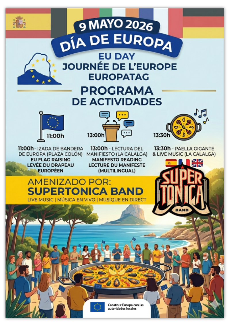 Calp celebra la tercera edición del Día de Europa con una jornada multicultural y festiva