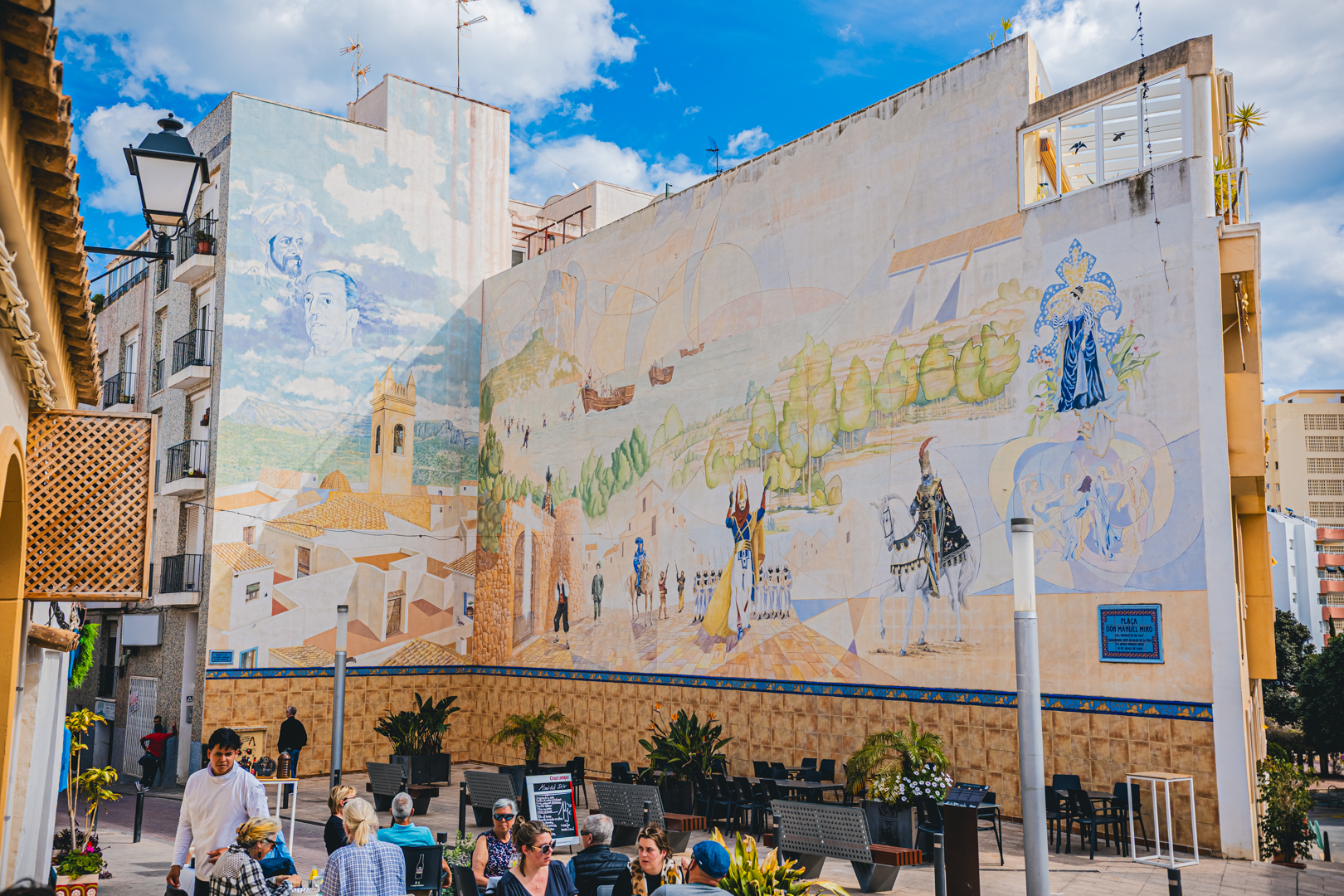 Mural Moros y Cristianos