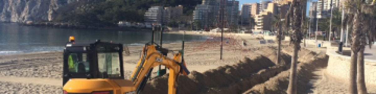 Calp Remplace Les Lave-pieds Et Le Réseau D'eau de la Plage Déteriorés Après la Tempête
