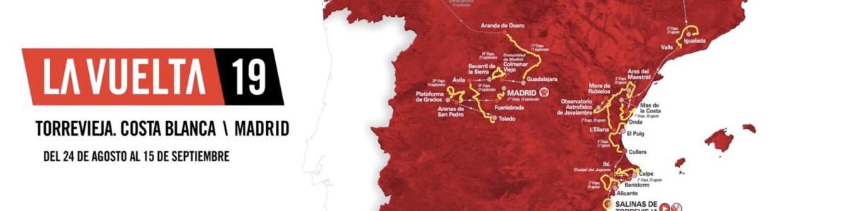 mapa rutas vuelta ciclista