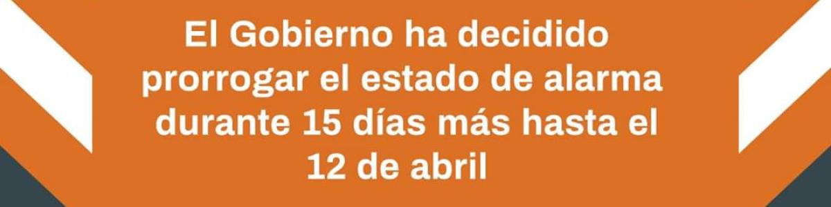 Prórroga estado de alarma
