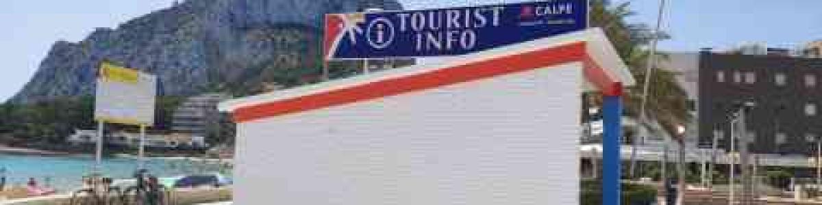 Abren los dos puntos de información turística de Calp con medidas de seguridad frente a la COVID-19