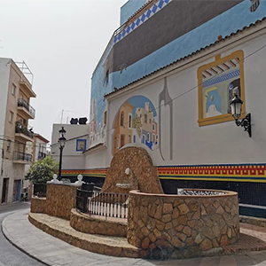 Mosaïque Murale Plaza del Mosquit