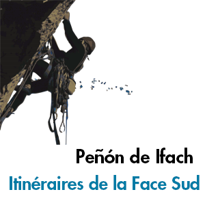 Peñón de Ifach - Itinéraires de la face sud