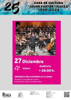 Concierto de Año Nuevo, Orquesta de la Marina Alta