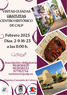 Cartel visitas guiadas febrero