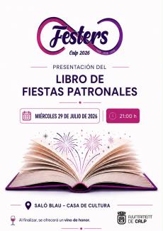 PRESENTACIÓ LLIBRE PROGRAMACIÓ DE FESTES PATRONALS 2026