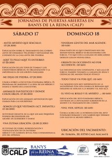 II JORNADAS DE RECREACIÓN HISTÓRICA BANYS DE LA REINA