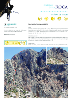 Rock Trails - Peñón de Ifach - Route 18 - Virginia Díez (in Spanish)