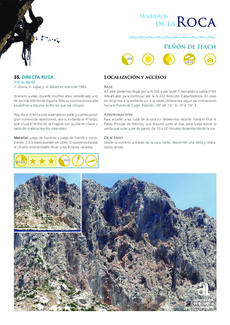 Senderes de la Roca - Peñón de Ifach - Ruta 35 - Directa Rusa (en Castellà)