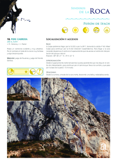 Senderos de la Roca - Peñón de Ifach - Ruta 10 - Pere Cabrera