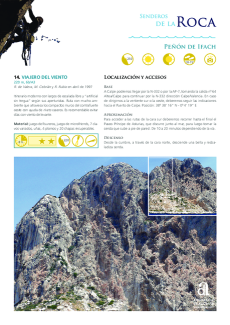 Rotspaden - Peñón de Ifach - Route 14 - Viajero del Viento (in het Spaans)