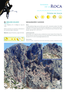 Rotspaden - Peñón de Ifach - Route 32 - Anglada Gallego (in het Spaans)